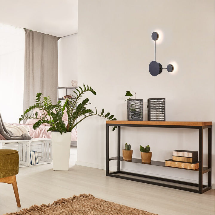 Lampa ścienna Amadeo LED 7W black 6258o temperaturze barwowej 4000 K