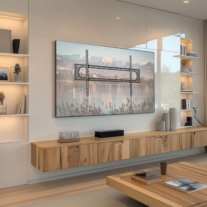 Uchwyt do TV lub monitora Maclean, max. VESA 900x600, 60-120", 120kg, czarny, MC-750N
