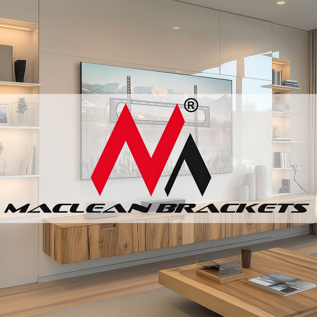 Uchwyt do TV lub monitora Maclean, max. VESA 900x600, 60-120", 120kg, czarny, MC-750N