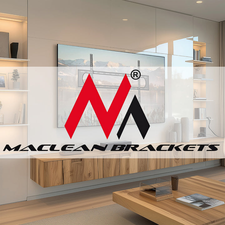 Uchwyt do TV lub monitora Maclean, max. VESA 900x600, 60-120", 120kg, czarny, MC-750N