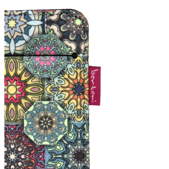 Etui na smartfon Bertoni, z ekologicznego filcu, 105x195 mm, wzór Valencia, EE0024