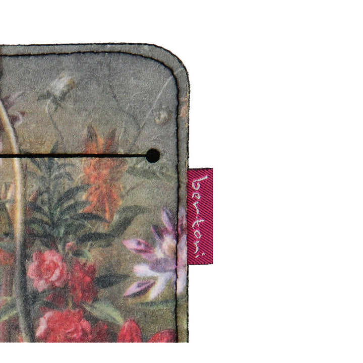 Etui na smartfon Bertoni, z ekologicznego filcu, 105x195 mm, wzór Bukiet, EE0026
