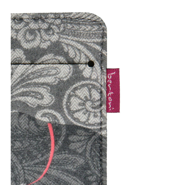 Etui na smartfon Bertoni, z ekologicznego filcu, 105x195 mm, wzór Kleks, EE0027