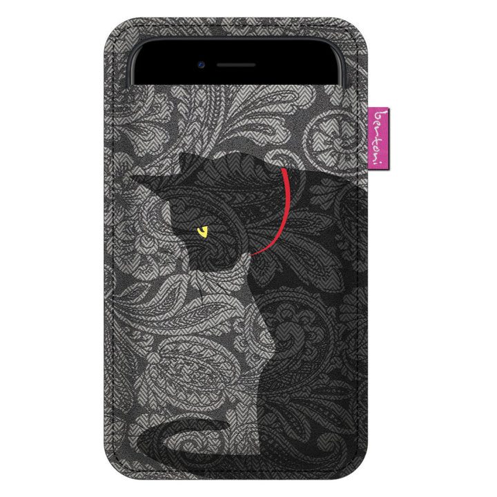 Etui na smartfon Bertoni, z ekologicznego filcu, 105x195 mm, wzór Kleks, EE0027