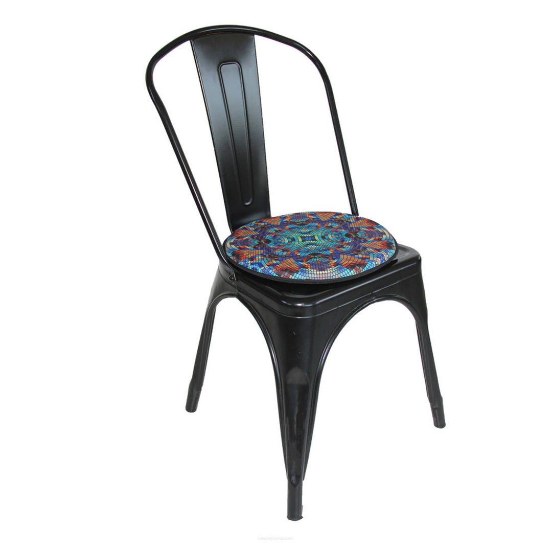 Poduszka na krzesło Bertoni, dekoracyjna, z codury, 35 cm, Barcelona, EE0043