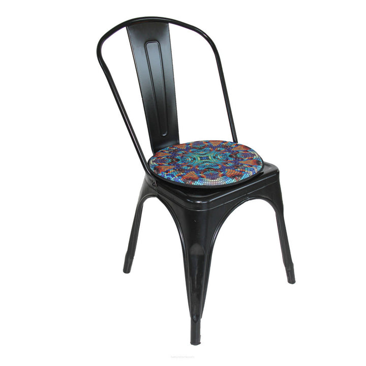 Poduszka na krzesło Bertoni, dekoracyjna, z codury, 35 cm, Barcelona, EE0043