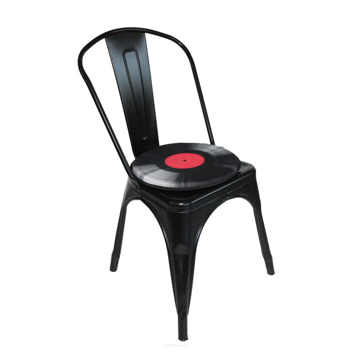 Poduszka na krzesło Bertoni, dekoracyjna, z codury, 35 cm, Vinyl, EE0047