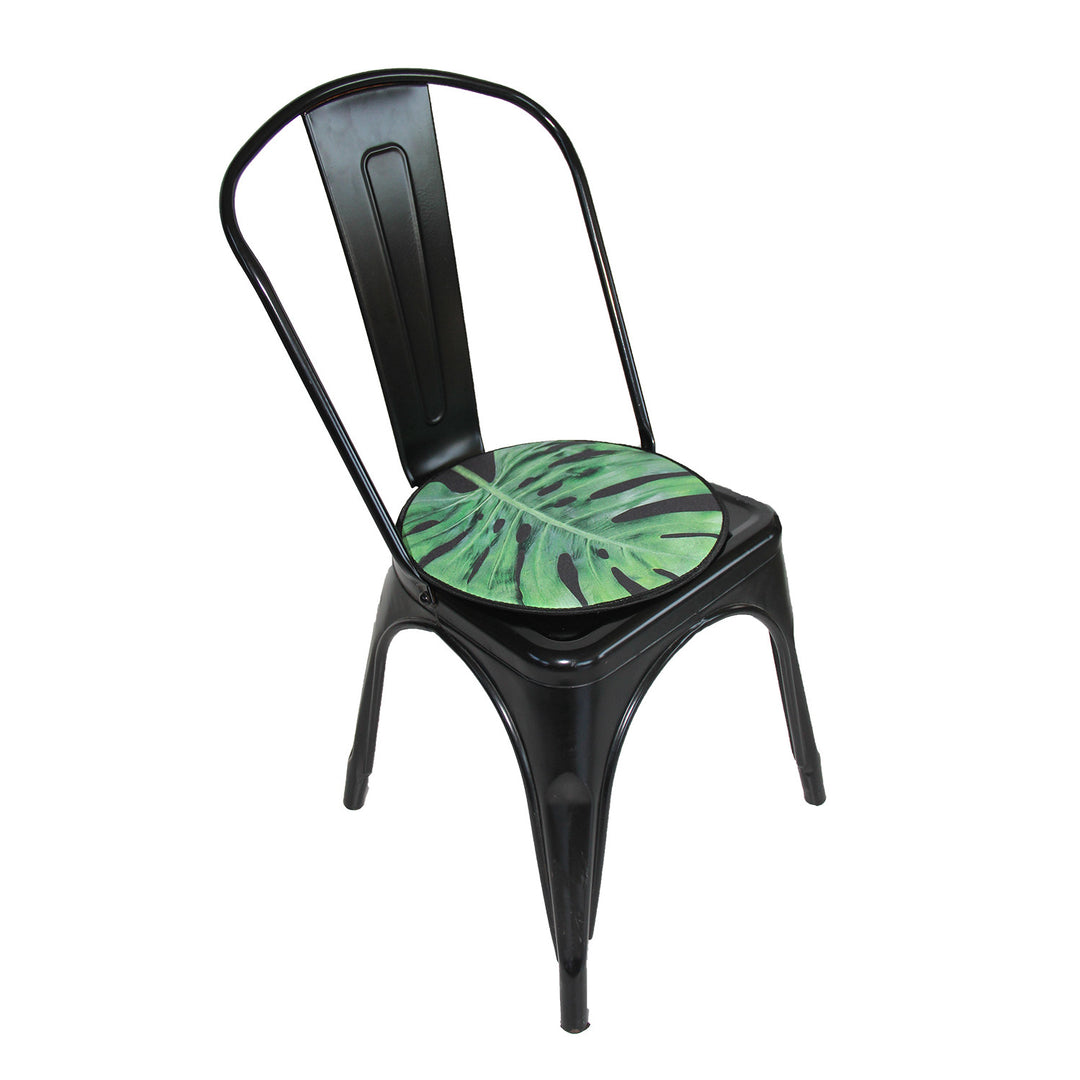 Poduszka na krzesło Bertoni, dekoracyjna, z filcu, 35 cm, Galapagos, EE0062