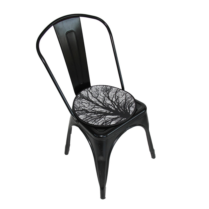 Poduszka na krzesło Bertoni, dekoracyjna, z filcu, 35 cm, Serenity, EE0063