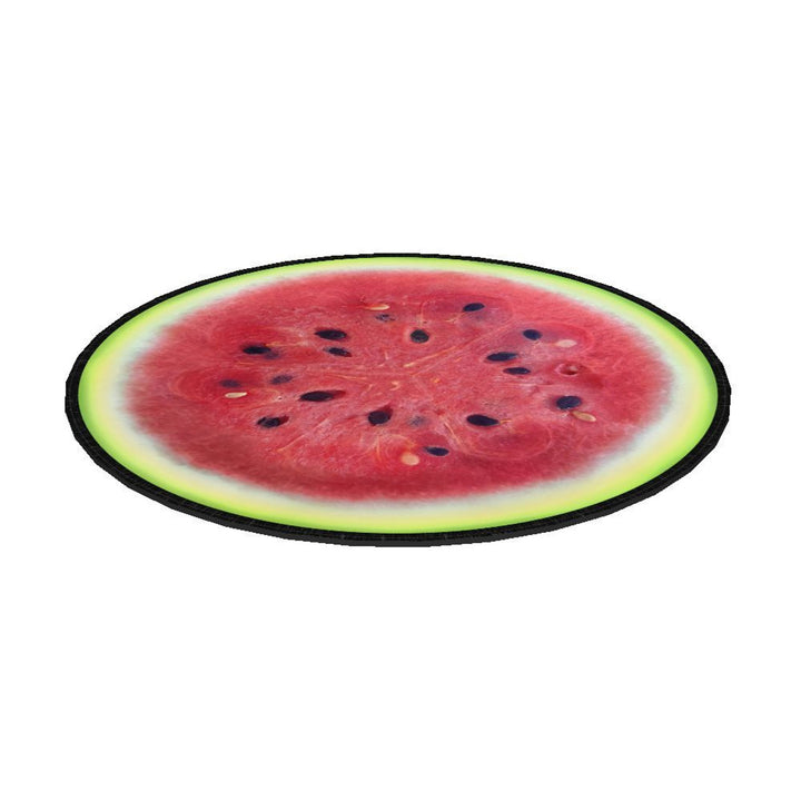 Poduszka na krzesło Bertoni, dekoracyjna, z filcu, 35 cm, arbuz, EE0069