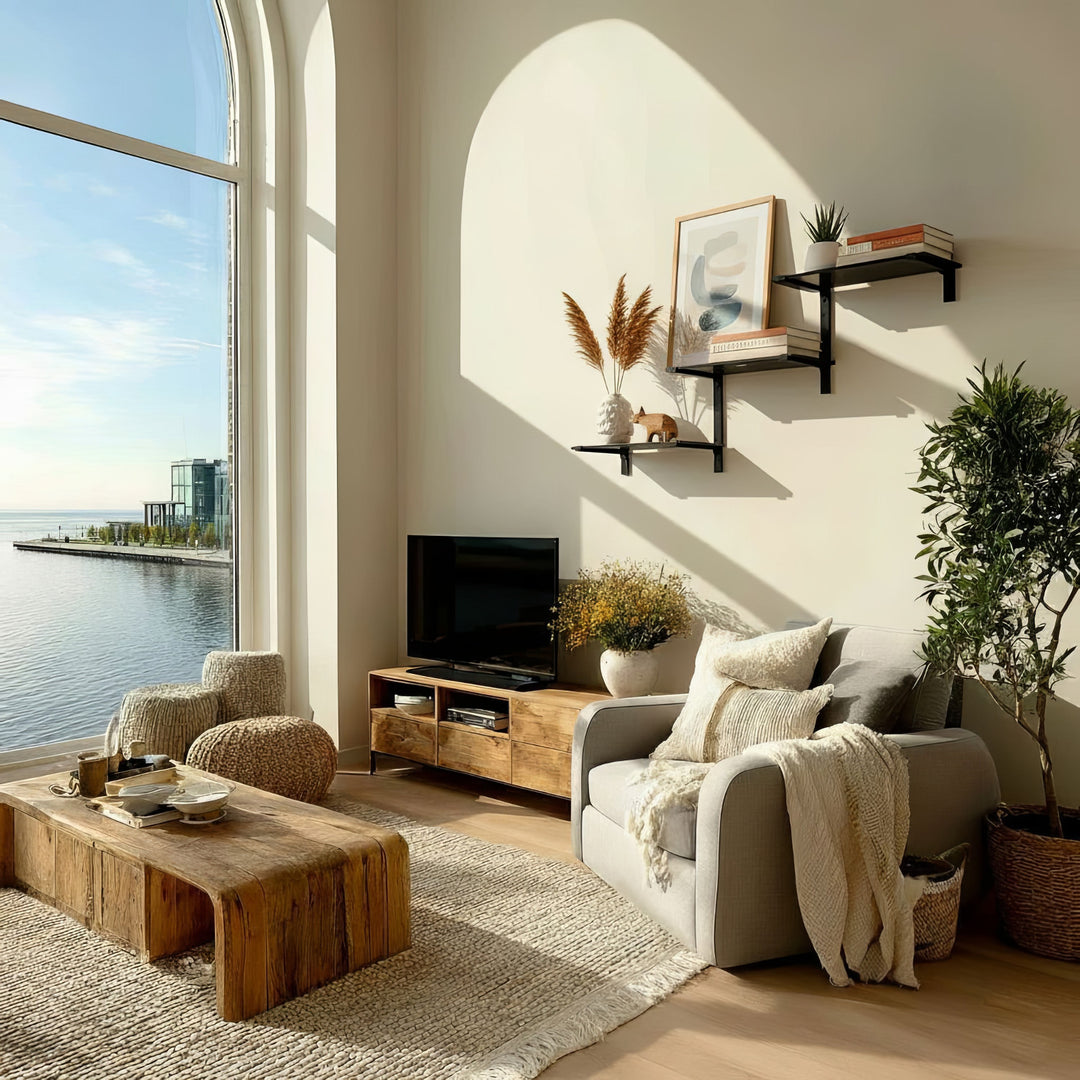 Trójpoziomowe półki modułowe Maclean, 30kg max, MC-974