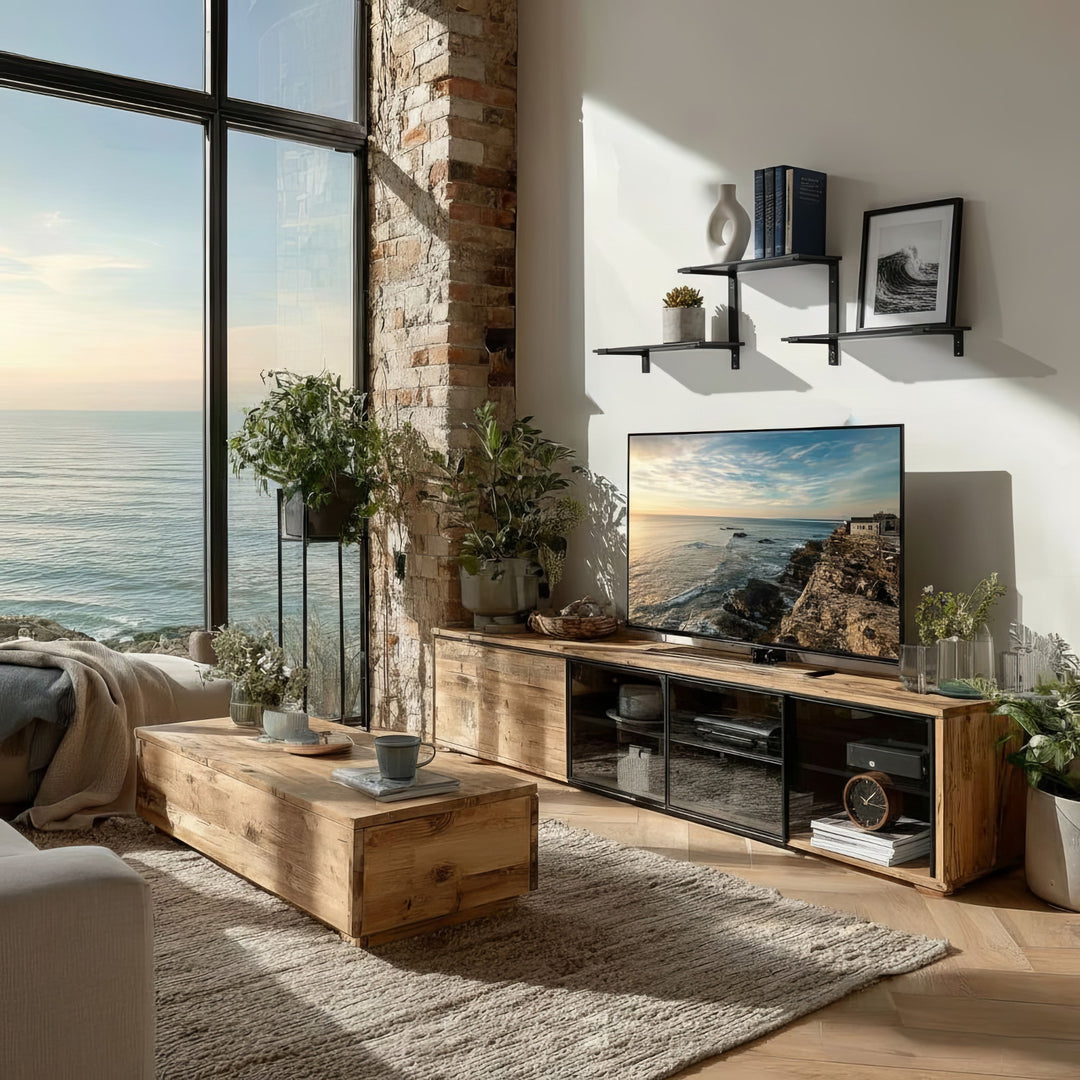 Trójpoziomowe półki modułowe Maclean, 30kg max, MC-974