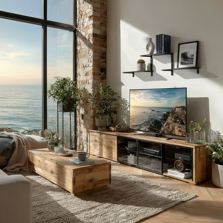 Trójpoziomowe półki modułowe Maclean, 30kg max, MC-974