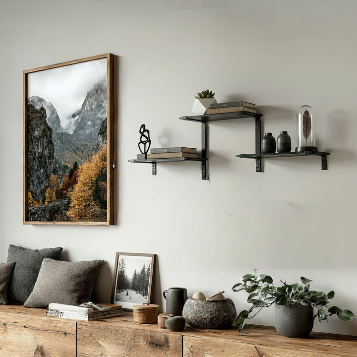 Trójpoziomowe półki modułowe Maclean, 30kg max, MC-974