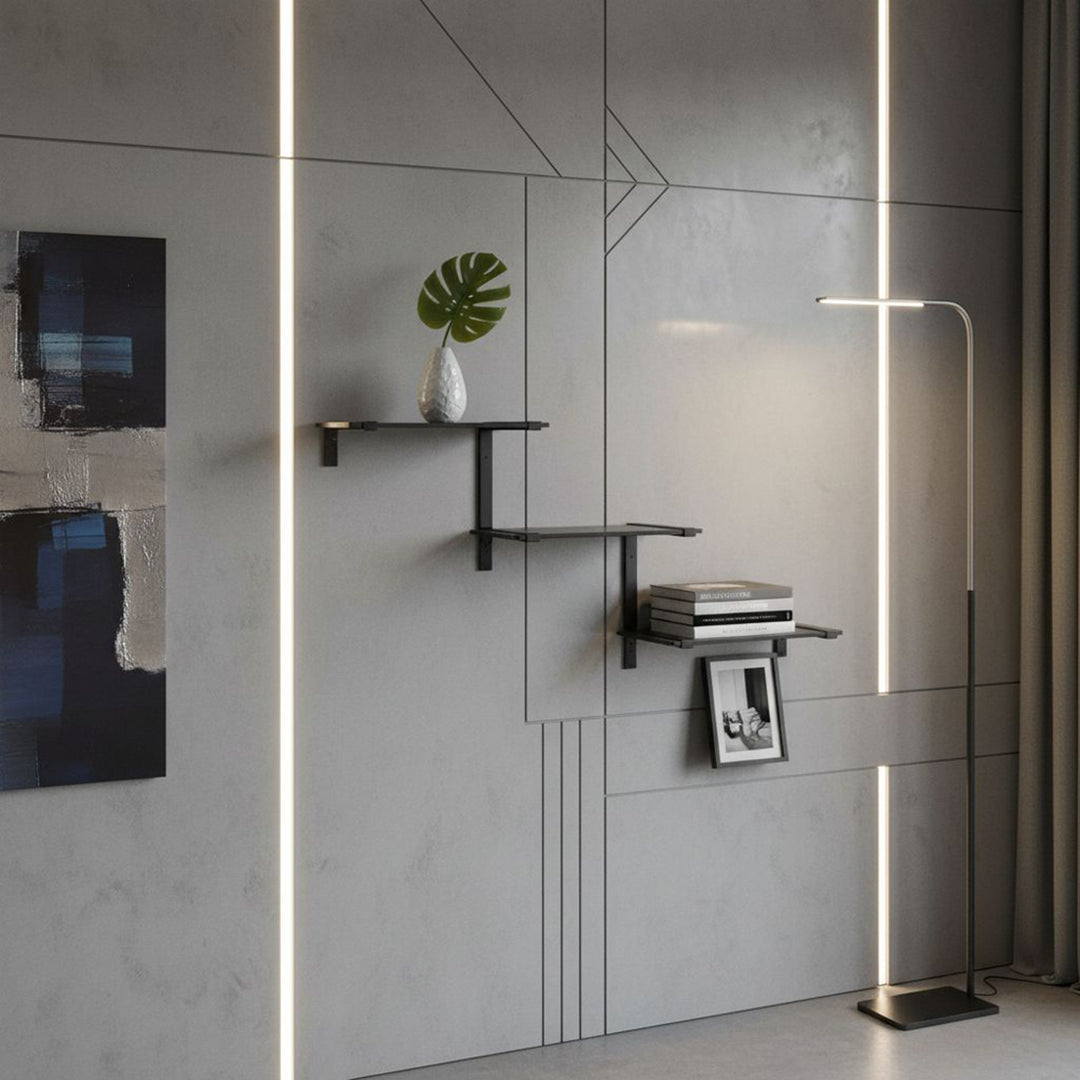 Trójpoziomowe półki modułowe Maclean, 30kg max, MC-974