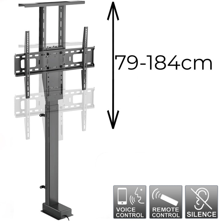Uchwyt elektryczny wysuwany do telewizora Maclean, TUYA, 37''-80'', VESA 600x400, max 60kg, MC-866T