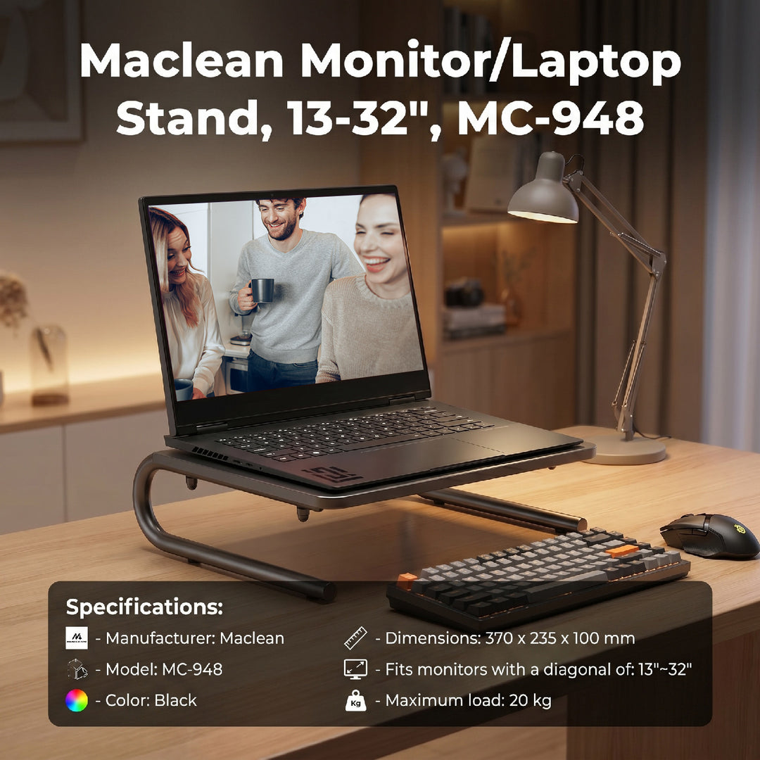 Podstawka pod monitor / laptop Maclean, 13-32", MC-948