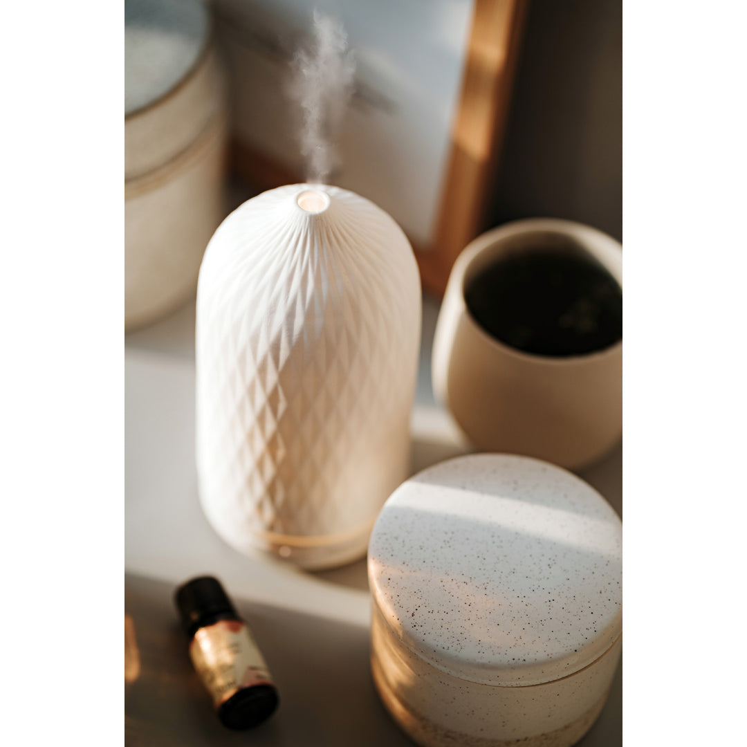 Camry CR 7970 Dyfuzor zapachowy, ultrasoniczny, ceramiczny, 100 ml, nastrojowa lampka