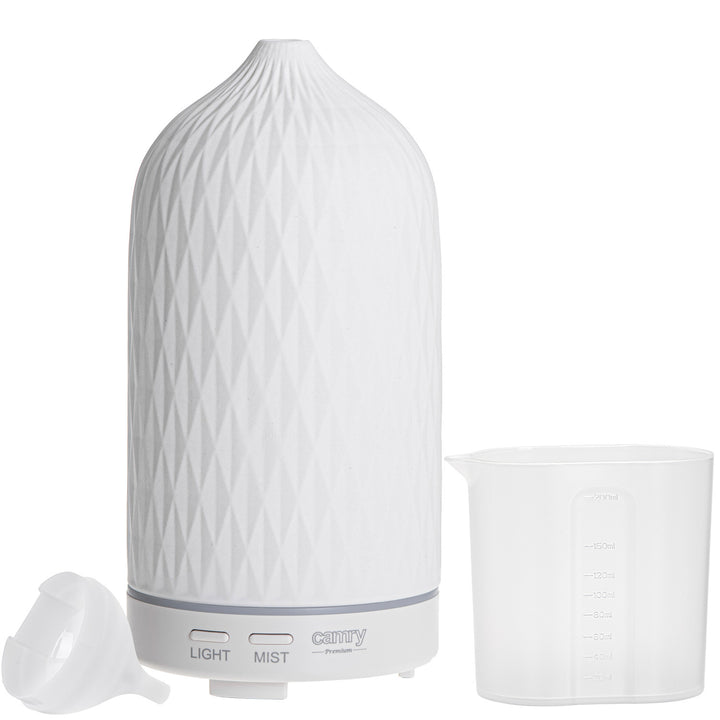 Camry CR 7970 Dyfuzor zapachowy, ultrasoniczny, ceramiczny, 100 ml, nastrojowa lampka
