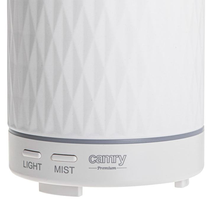 Camry CR 7970 Dyfuzor zapachowy, ultrasoniczny, ceramiczny, 100 ml, nastrojowa lampka