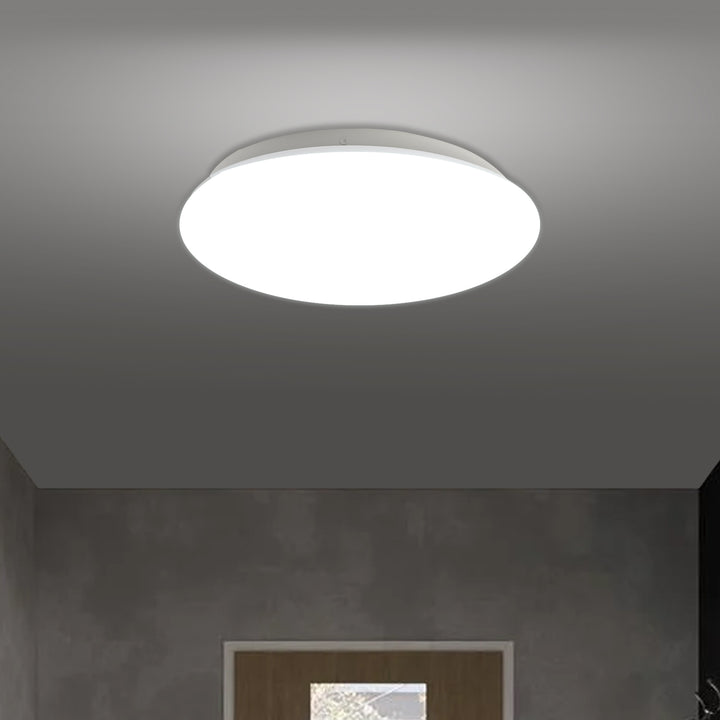 Sufitowa lampa LED z czujnikiem Maclean, czujnik mikrofalowy 5.8GHz,4000K, 12W, 950lm, IP44, MCE347