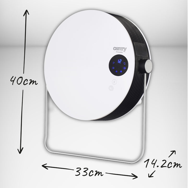 Grzejnik łazienkowy Camry, moc 2000W, 2 poziomy grzania, wyświetlacz LCD, pilot, CR 7747