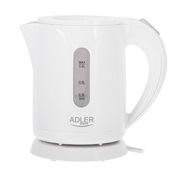 Czajnik elektryczny bezprzewodowy Adler, pojemność 0,8L, moc 850W, AD1371