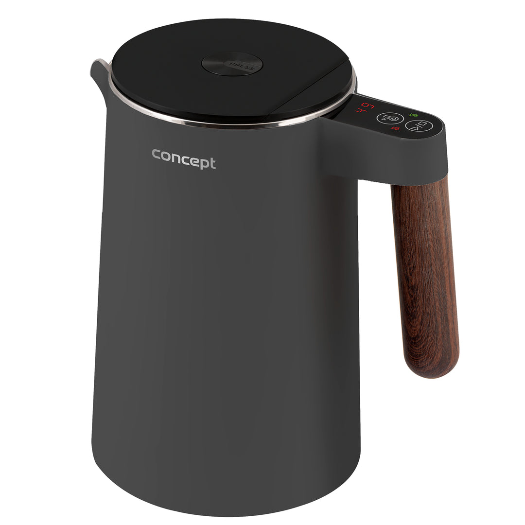 Czajnik ze stali nierdzewnej Concept Norwood RK3305 Regulacja temperatury Utrzymywanie ciepła 1,5L 1850-2200W Ciemnoszary