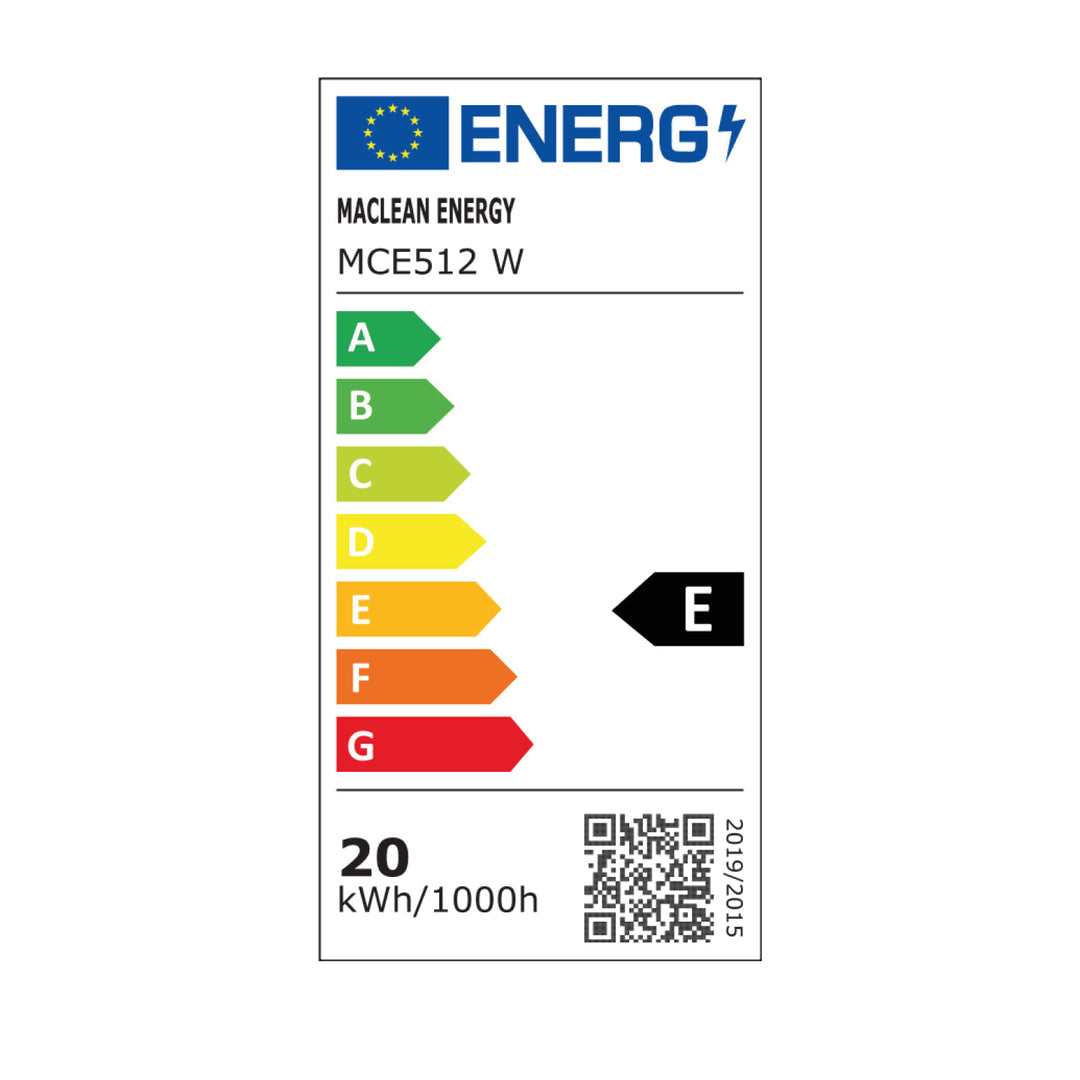 Lampa LED z czujnikiem ruchu Maclean 20W IP65 2000lm 4000K biała