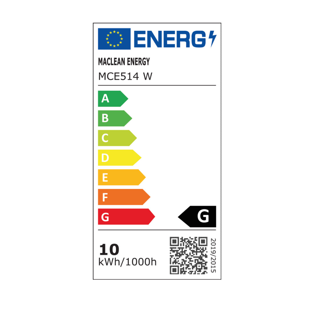 Lampa LED Maclean MCE514 W 10W 700lm IP65 barwa neutralna biała 4000K