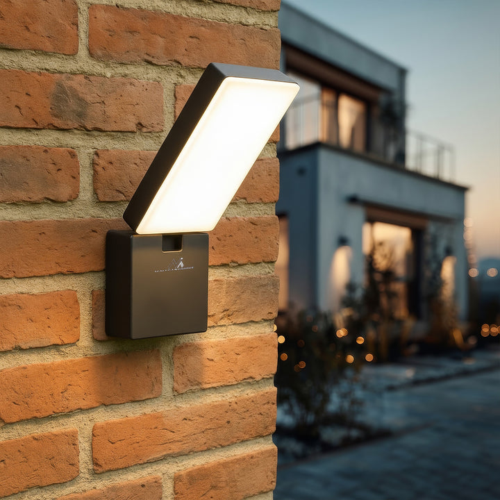Lampa LED Maclean szara 10W 700lm IP65 neutralna biała 4000K