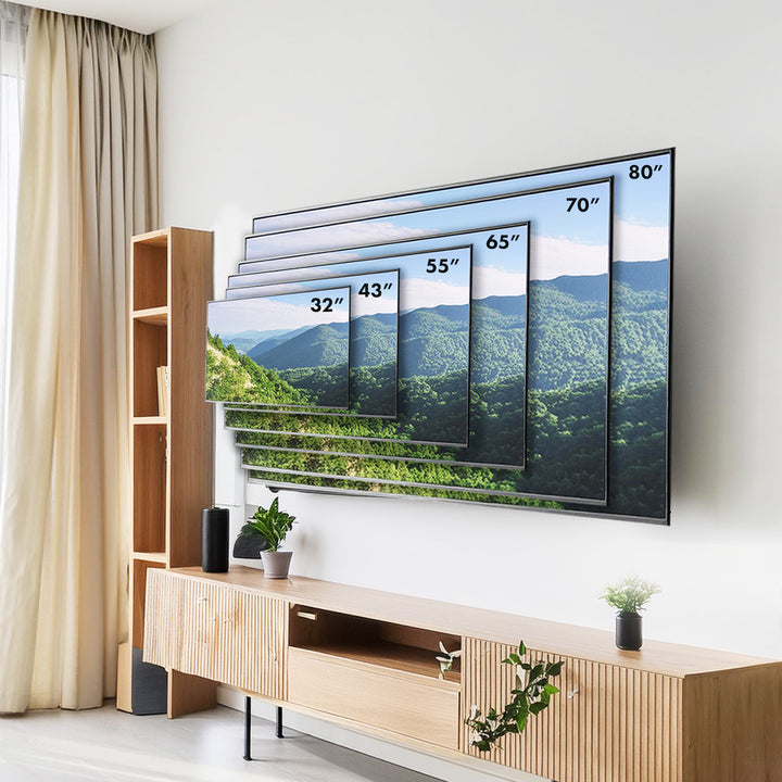 Uchwyt do TV Maclean, max VESA 600x400, 32-80", 45kg, reg. odchylenia +0°~-10°, MC-413