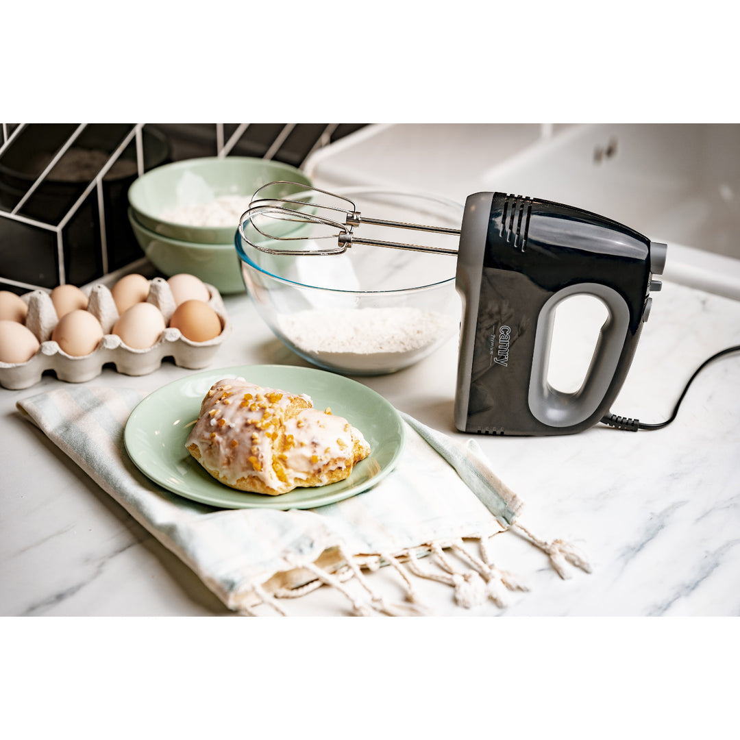 Mikser kuchenny Camry, 5 prędkości, 750W, czarny, CR 4220b