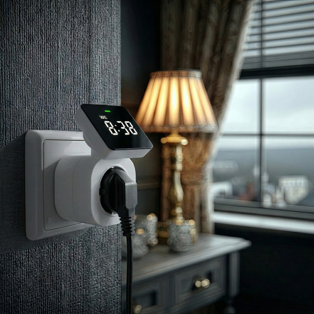 Włącznik czasowy - timer cyfrowy GreenBlue, max. obciążenie 16A, IP20, GB610 F