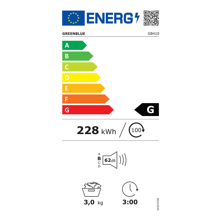 Suszarka elektryczna bębnowa GreenBlue 3kg wsad GB410