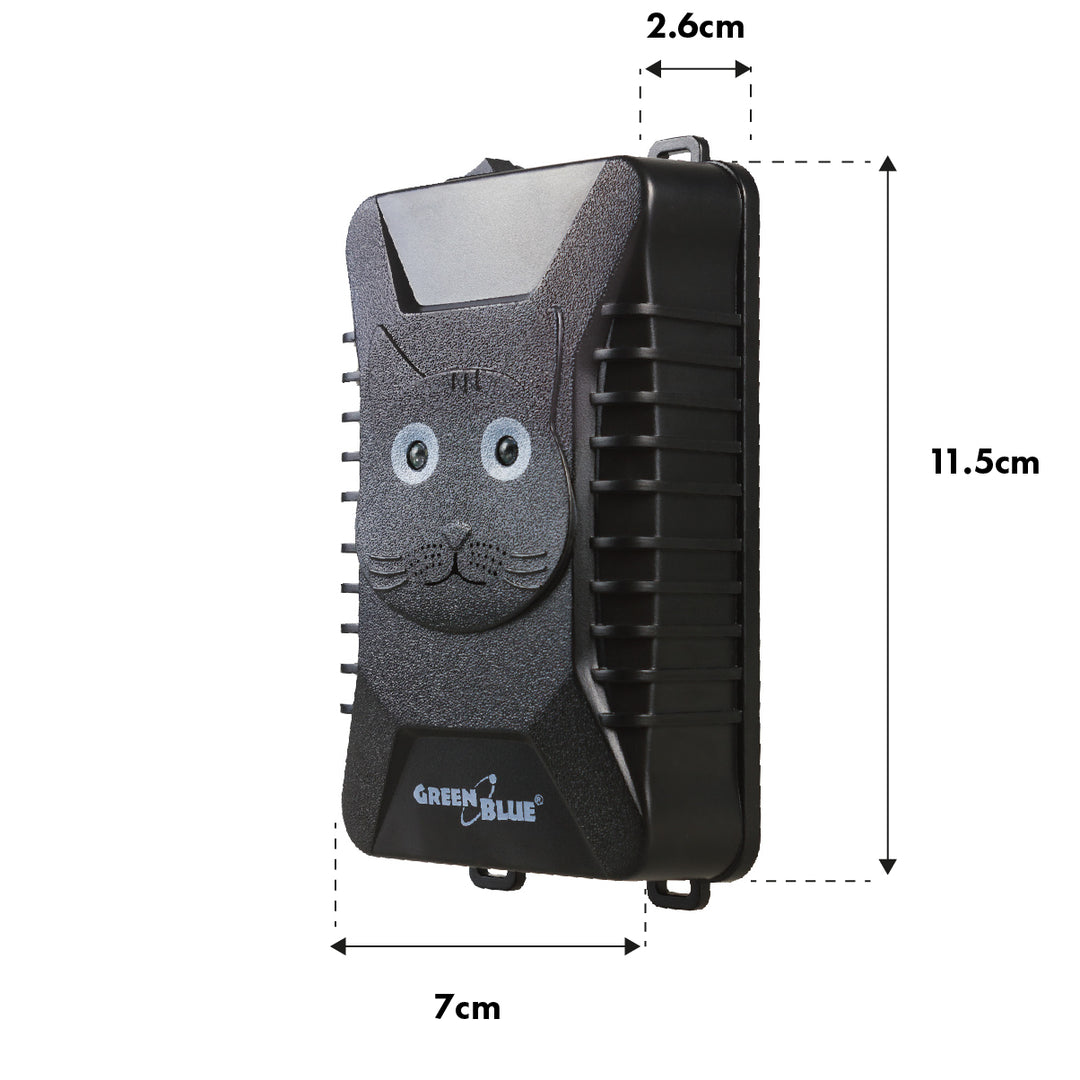 Odstraszacz gryzoni i kun GreenBlue GB725 z ultradźwiękami i diodami LED