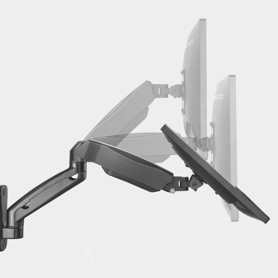 Uchwyt naścienny monitora Maclean, 17-32'', 9kg max, sprężyna mechaniczna, MC-979