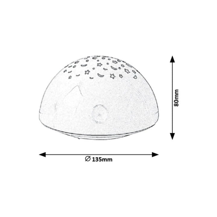 Lampa Rabalux, dekoracyjna, z projekcjami, 0,5W, Lina