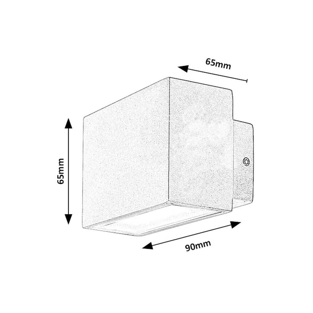 Lampa Rabalux, ścienna, zewnętrzna, LED, 7W, IP54, Mataro