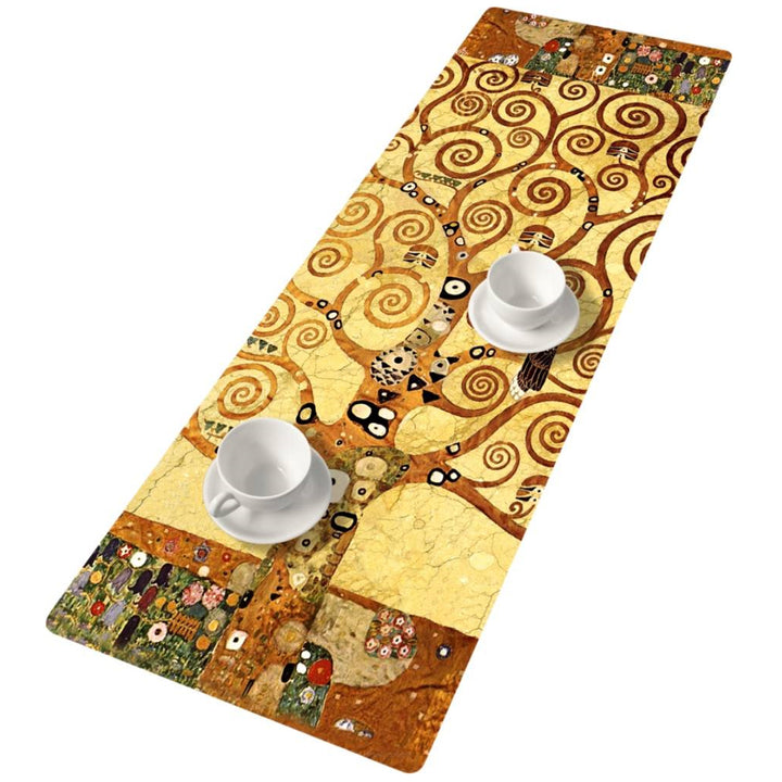 Bieżnik Bertoni, stołowy, z filcu, 115x40cm, wzór nadruku Artdeco