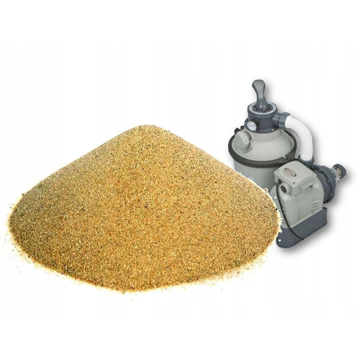 Piasek filtracyjny, do filtrów basenowych, kwarcowy, atest PZH, 25 kg