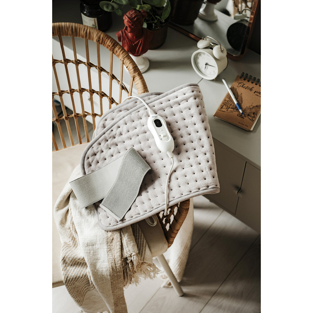 Pas grzewczy na lędźwie Adler, 4 ustawienia temperatury, moc 100W, pilot LCD, AD 7437