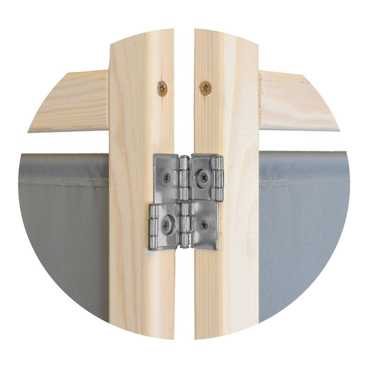 Zawias Stop Sun, wahadłowy, 360 stopni, stalowy, srebrny, komplet 6 sztuk