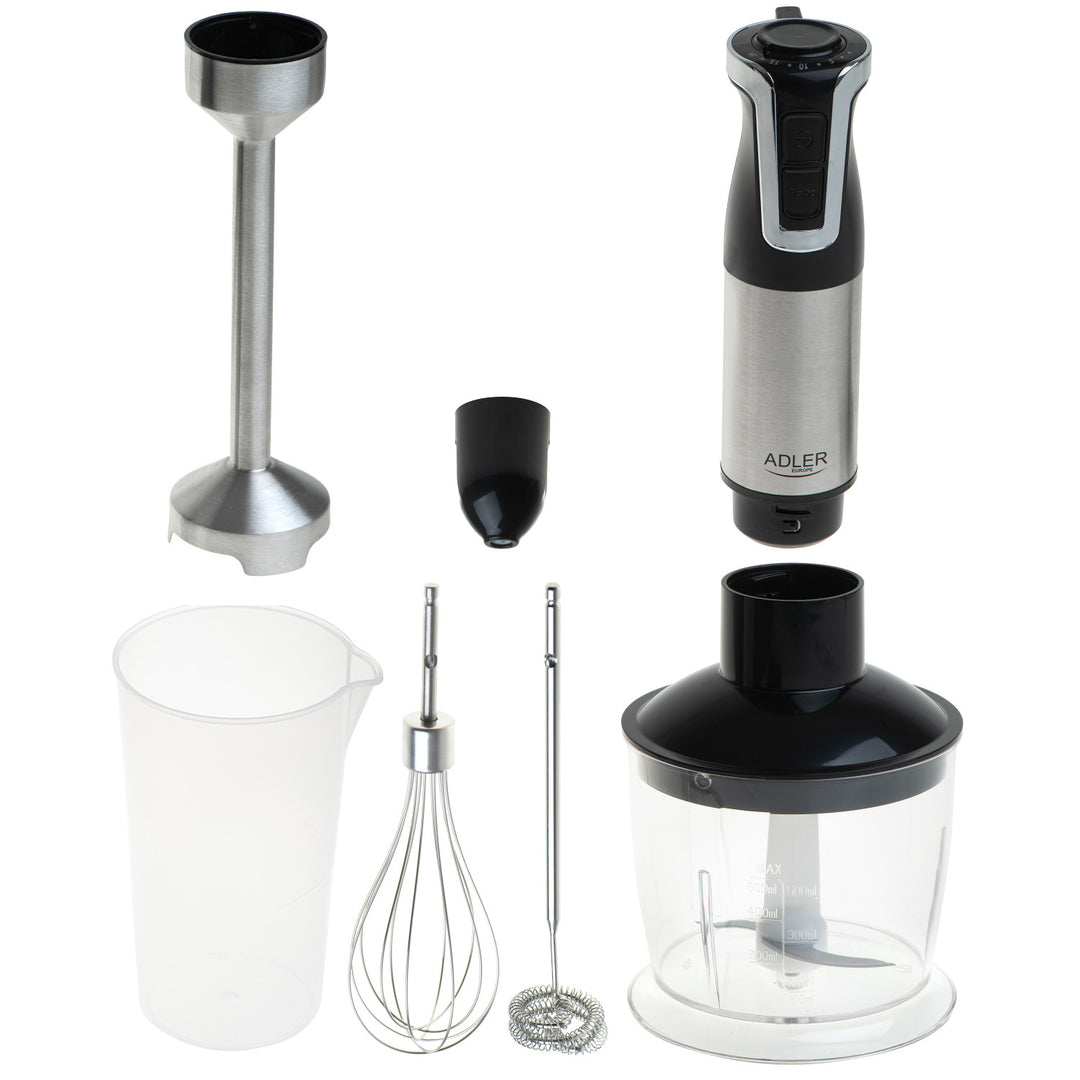 Blender ręczny Adler, 20 prędkości, 1800W, funkcja Turbo, AD 4627