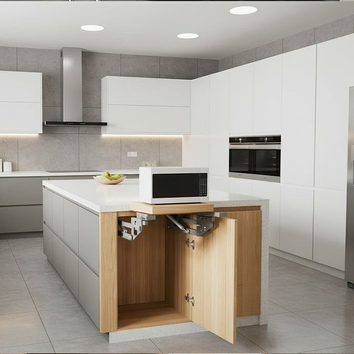 Winda, półka kuchenna wysuwana do zabudowy 5-20kg. 820x168x106mm MC-497