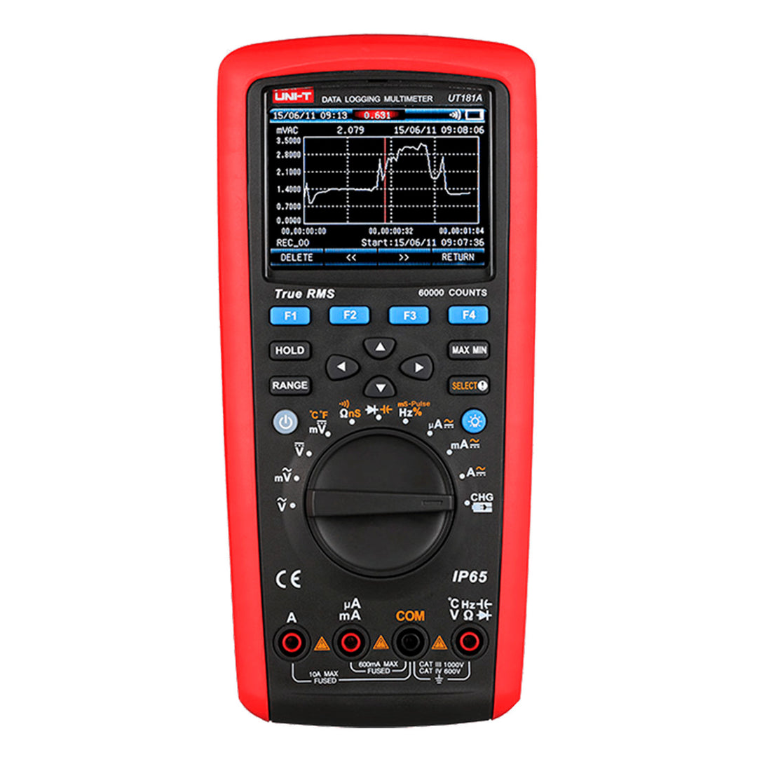 Miernik uniwersalny Uni-T, funkcja TRUE RMS, koloroy wyświetlacz, UT181A