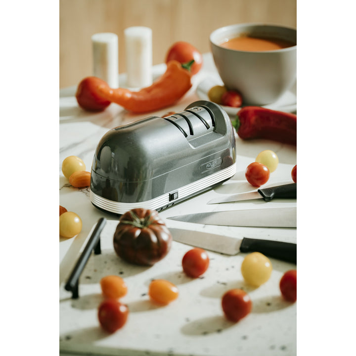 Elektryczna ostrzałka do noży Adler, moc 60W, system 2-stopniowy AD 4508