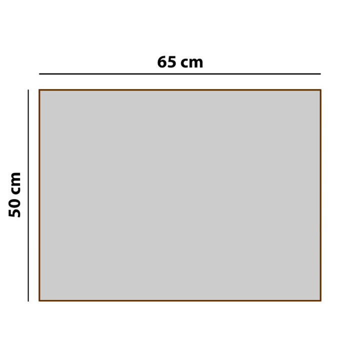 Materac dla psa Mestizo, 65x50 cm, czarny, Vigo Standard MV-5-BLA-B-S