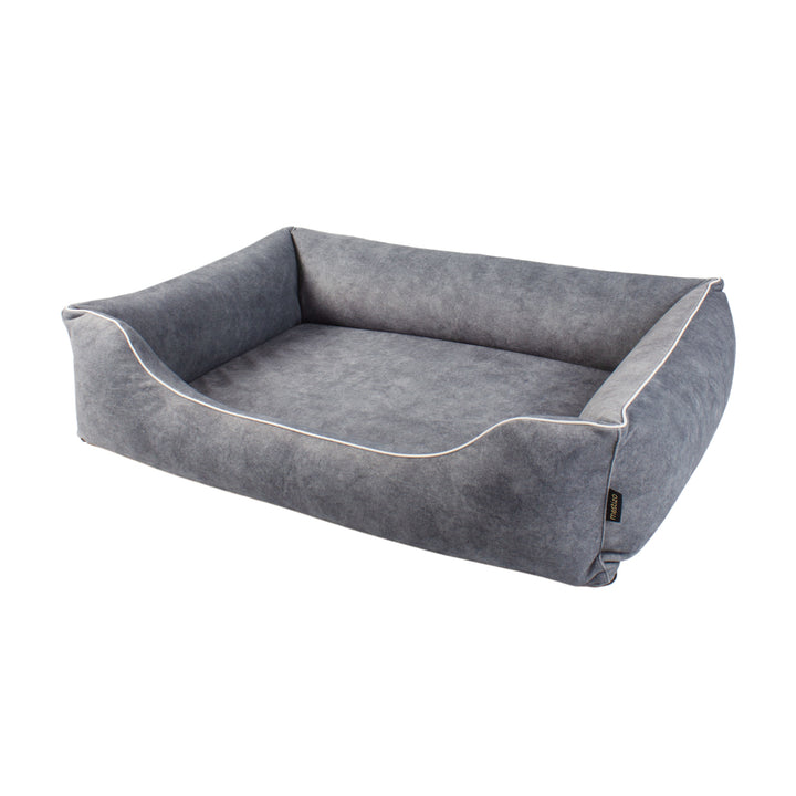 Legowisko Sofa Barcelona Standard TwinFoam 80x60 stalowy/biały