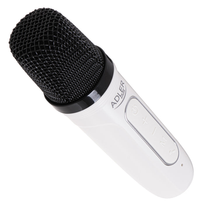 Głośnik bezprzewodowy Adler, z mikrofonem, do karaoke, Bluetooth, AD 1199 W